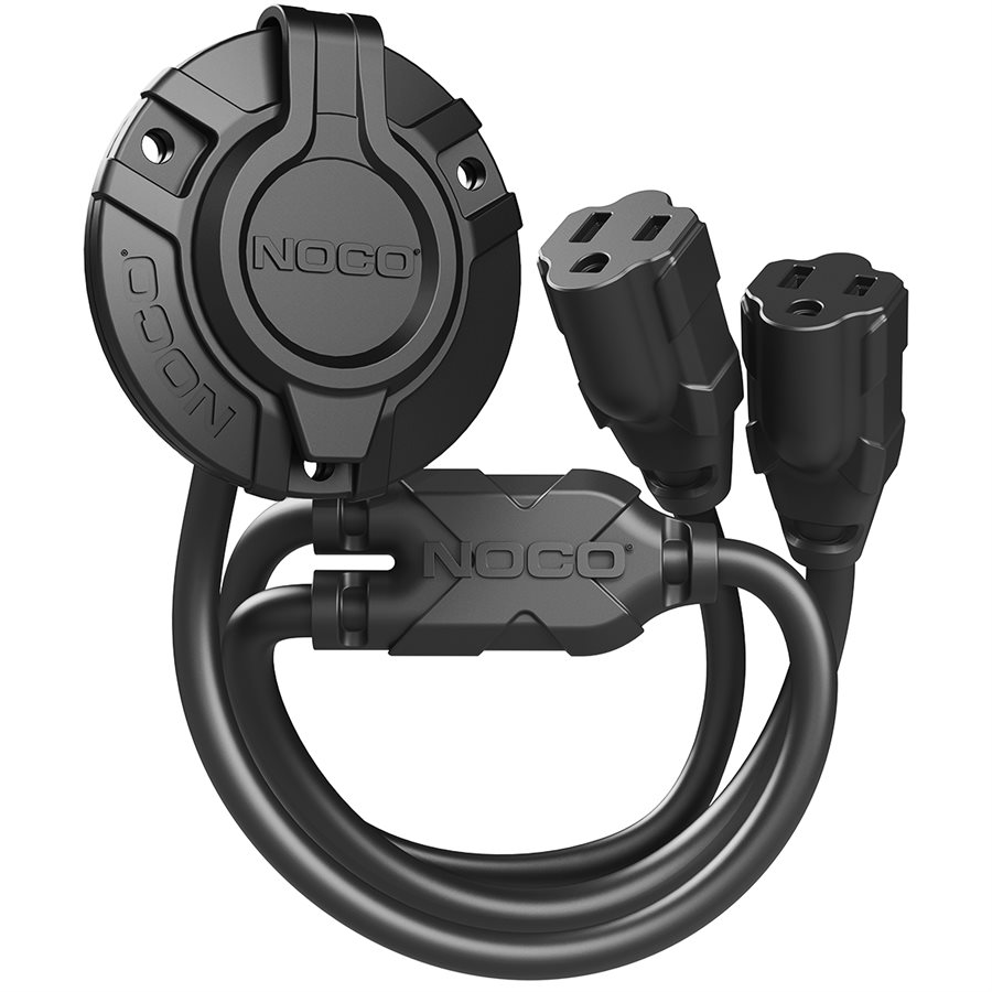 Noco AC Port Plug With Dual Extension Cord 45cm(18'')