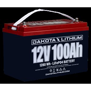Dakota Lithium 12v 100aH Deep Cycle Battery