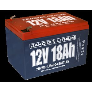 Batterie Dakota Lithium 12v 18aH Déchagre Profonde