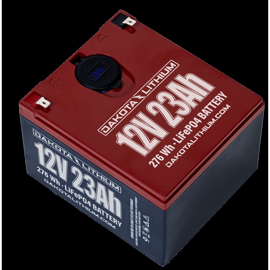 Dakota Lithium 12v 23aH Deep Cycle Battery