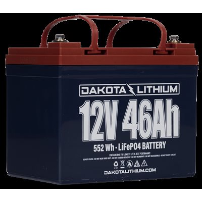 Dakota Lithium 12v 46aH Deep Cycle Battery