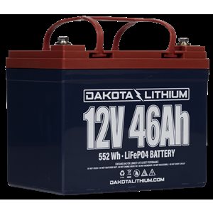Batterie Dakota Lithium 12v 46aH Décharge Profonde