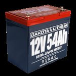 Batterie Dakota Lithium 12v 54aH Décharge Profonde