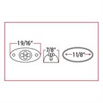 Green LED Courtesy Light – (4 Diodes)