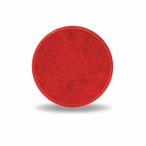 Feu de Position et Clignotant Rond à DEL de 10.2 cm de Couleur Rouge (19 diodes)