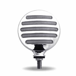 Feu de Position et de Direction à LED Rond Double Face, Transparent, Ambré / Rouge (72 diodes)