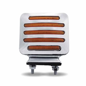 Feu de Position et de Direction à LED Carré Double Face, Ambré / Rouge (80 diodes)