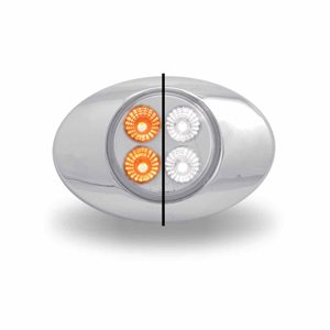 Amber Marker to White Auxiliary Generation 2 LED Light (4 Diodes)