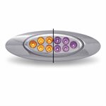 Amber Marker to Purple Auxiliary Generation 4 LED Light (10 Diodes)