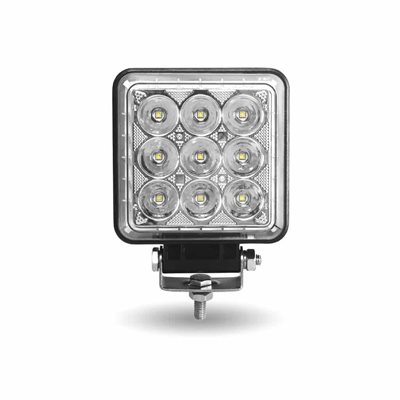 Lampe de Travail LED Carrée de 10.2 cm avec Fonction Stroboscopique – Faisceau Spot | 3 500 lumens