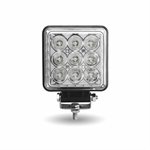 Lampe de Travail LED Carrée de 10.2 cm avec Fonction Stroboscopique – Faisceau Spot | 3 500 lumens