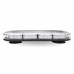35.6 cm Class 1 Light Bar Vacuum Magnet Mount LED Warning Light – Dual Switch Cigarette Plug | 36 Flash Patterns