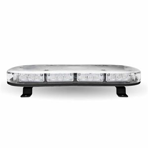 35.6 cm Class 1 Light Bar Permanent Bracket Mount LED Warning Light – 36 Flash Patterns