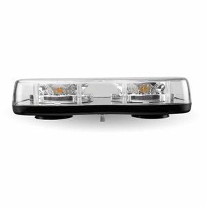 27.9 cm Light Bar Permanent Mount LED Warning Light – Switch & Button Controller | 3 Flash Patterns