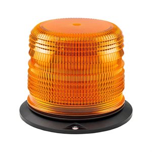 Class 1 Beacon Medium Profile Permanent Mount LED Warning Light – Amber | 36 Flash Patterns